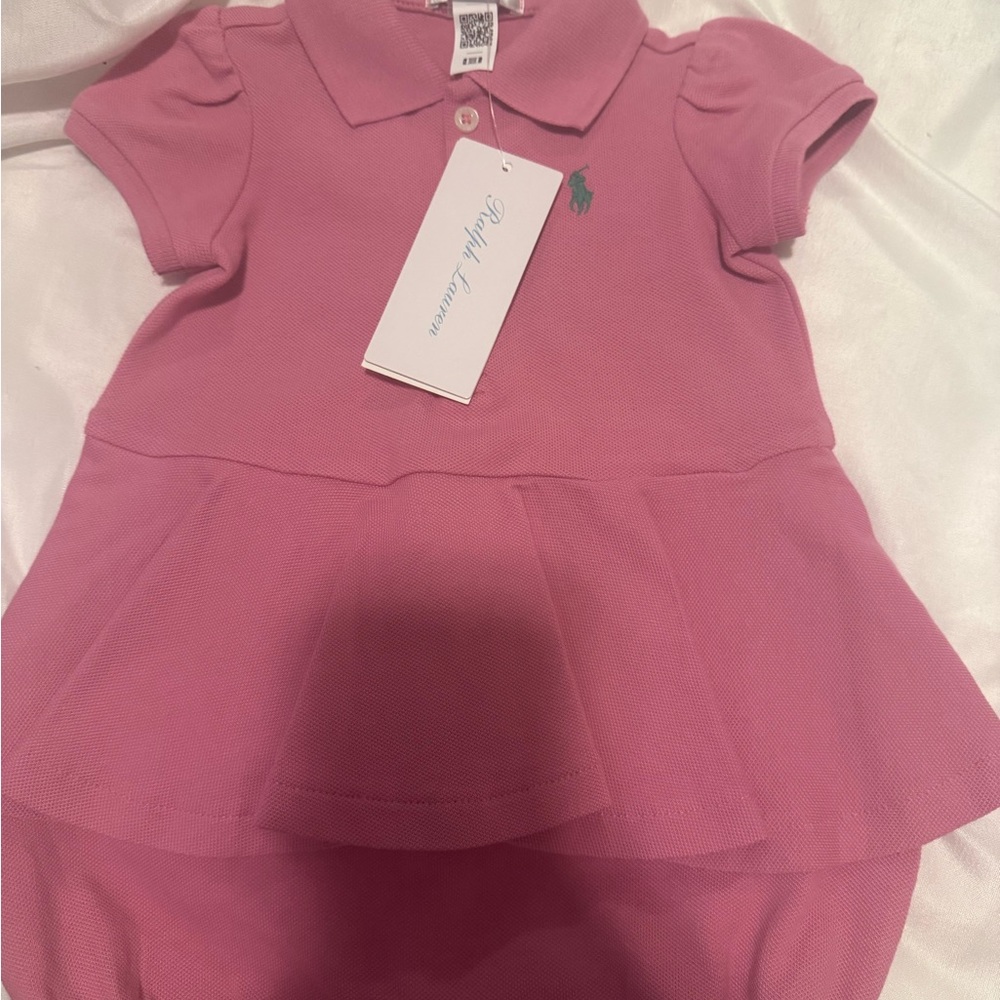 Ralph Lauren Kids Pink Polo Dress